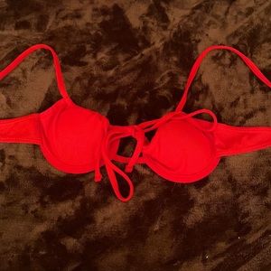 SHEIN red bikini top